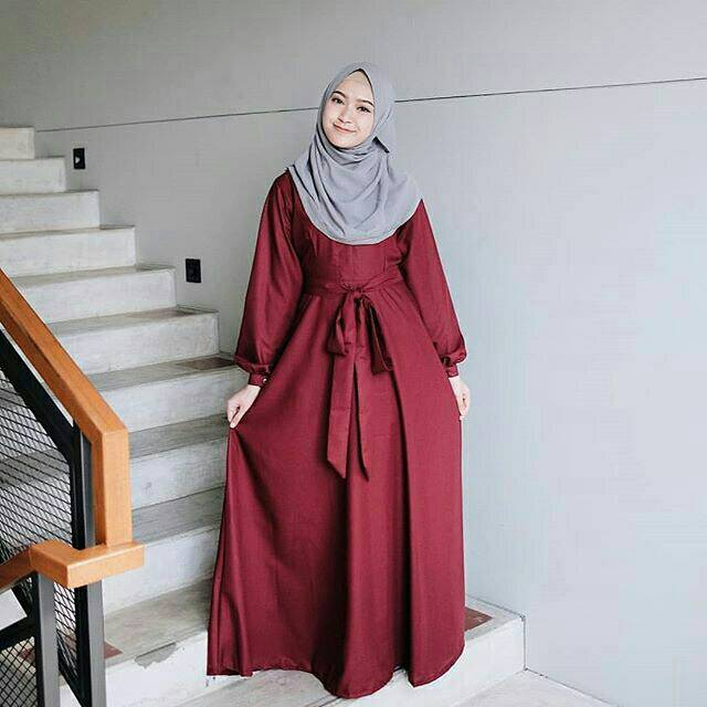 Maroon dress