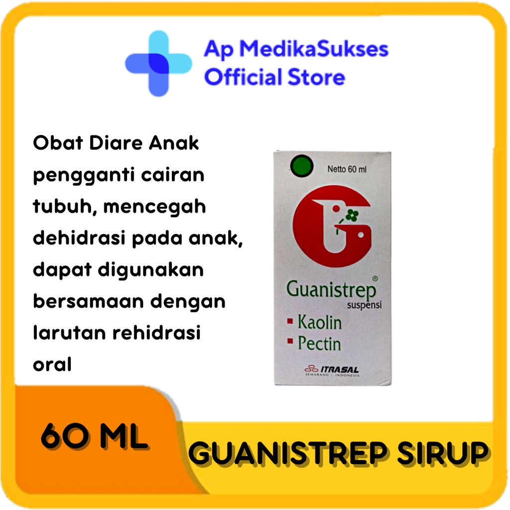 Guanistrep Sirup 60 ml