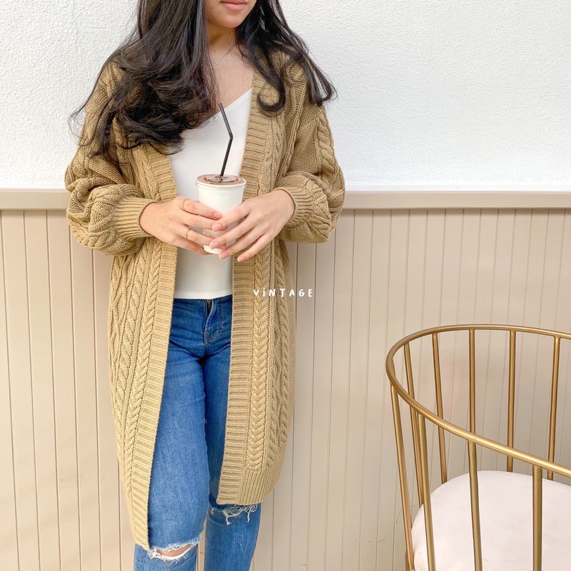 VINTAGE Tifany Long Cardy Premium Basic