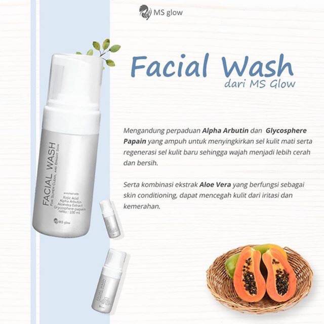 FACIAL WASH MS GLOW