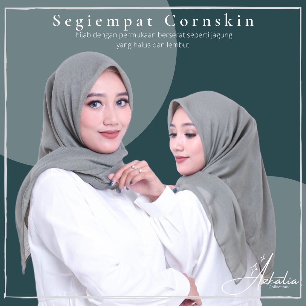 HIJAB SEGIEMPAT CORNSKIN