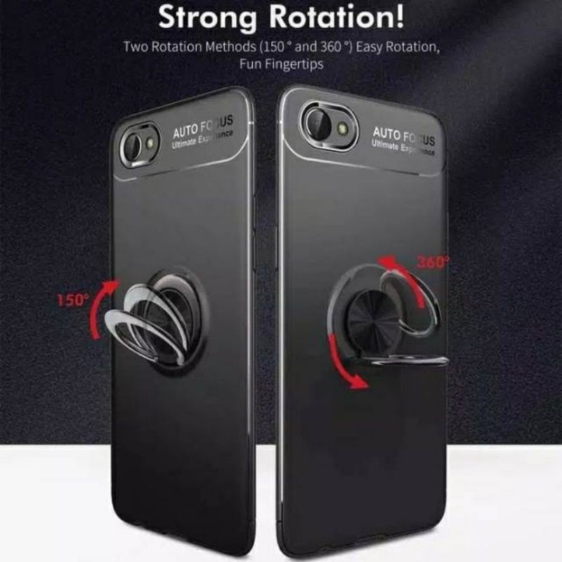 Oppo A3s Soft Case Auto Focus Invisible Iring