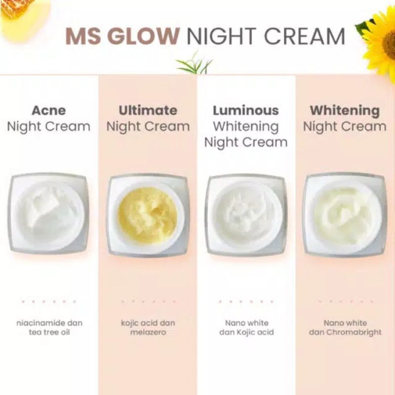 NIGHT CREAM MSGLOW