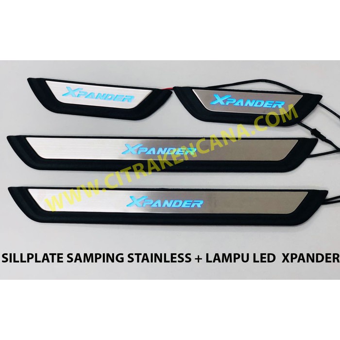 SILLPLATE SAMPING STAINLESS LAMPU XPANDER