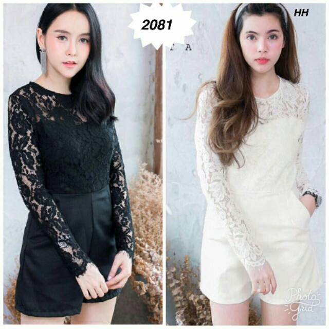 Jumpsuit brokat 2081