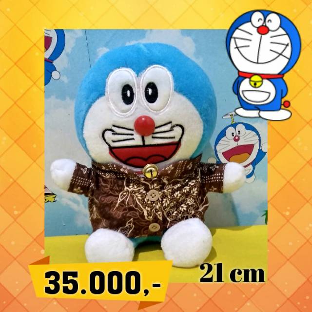 Boneka Doraemon batik