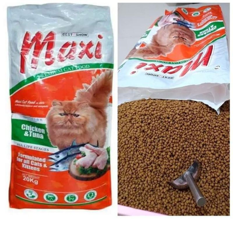 Makanan kucing maxi per 1kg