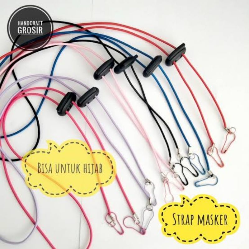 Strap/konektor masker hijab