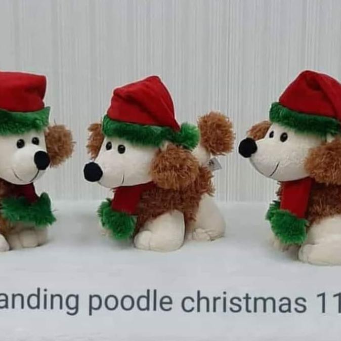 Boneka Anjing Puddle Christmas