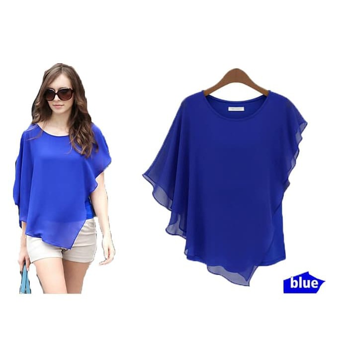 Nosh Blouse Jersey - Putih, M
