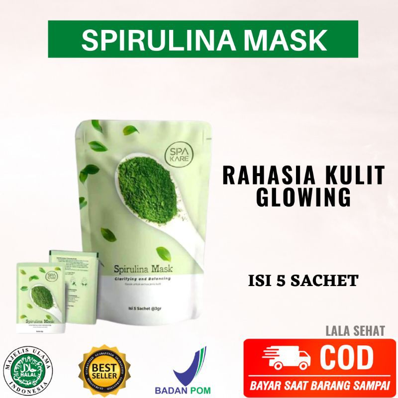 Spirulina Mask (Rahasia Kulit Glowing)