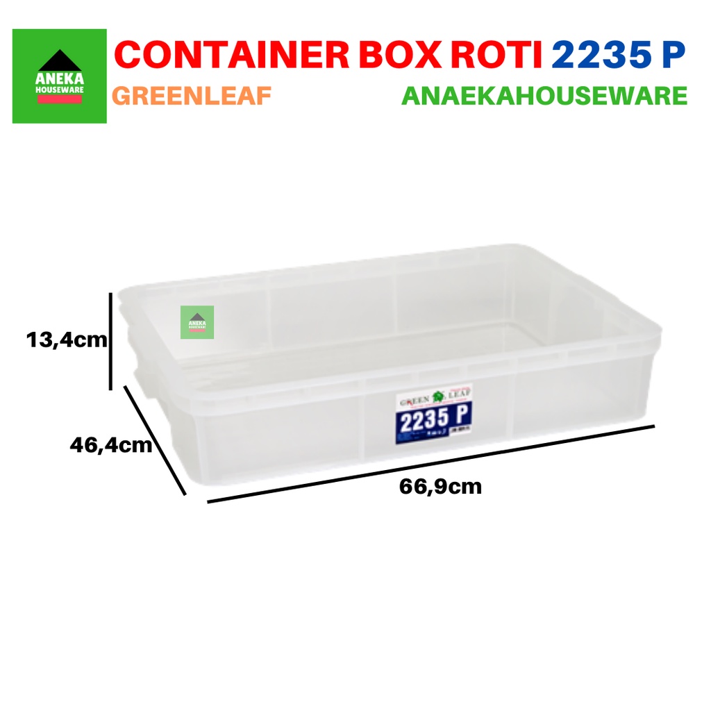 CONTAINER BOX 32 LITER 2235 P GREEN LEAF
