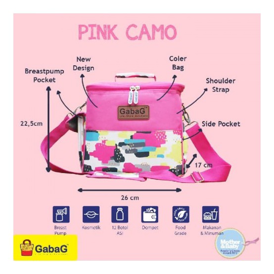 Gabag Sling Pink Camo