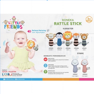 boneka rattle stic