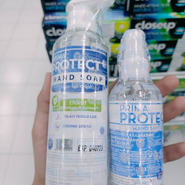Prim protect handsoap/handsanitizer