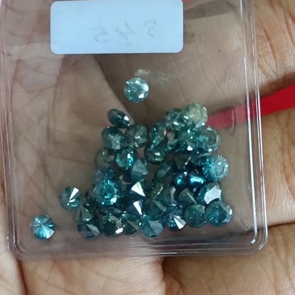 Berlian biru 0,20 crat