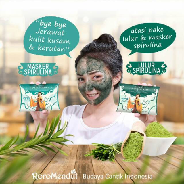 Lulur masker spirulina