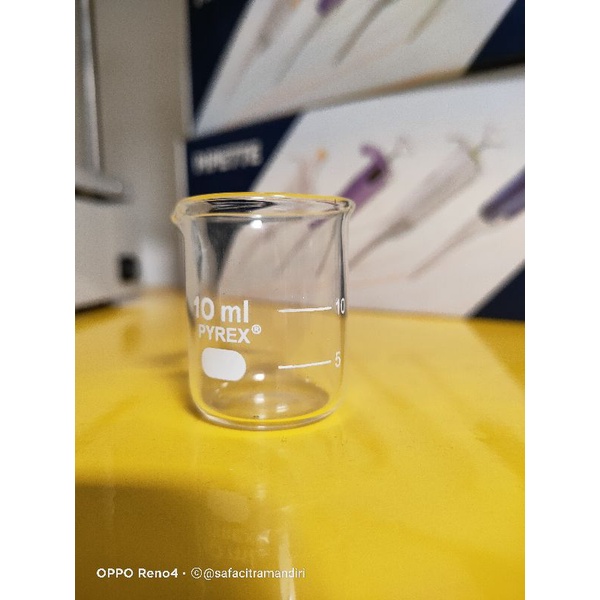 Beaker Glass 10ml Pyrex JunDW