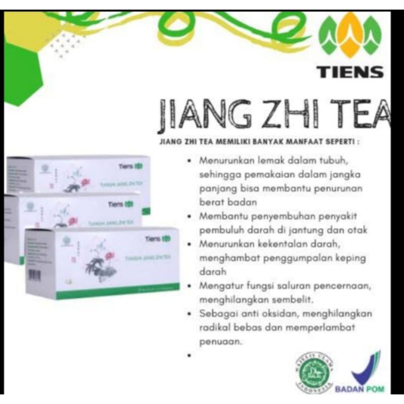 bisa cod(bayar ditempat),Jiang Zhi Tea