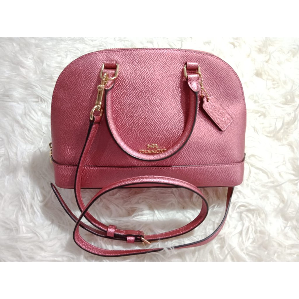 Coach Mini Sierra Pink Metallic