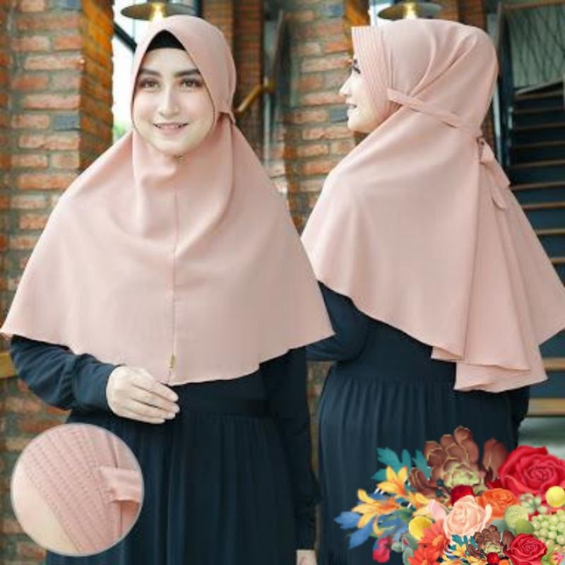 Jilbab Bergo Tali Pet