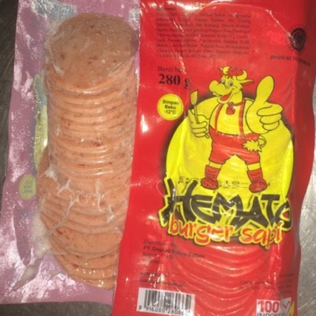 Hemato burger sapi 280 gr