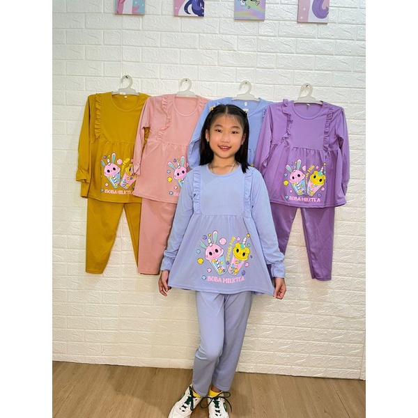 set tunik boba