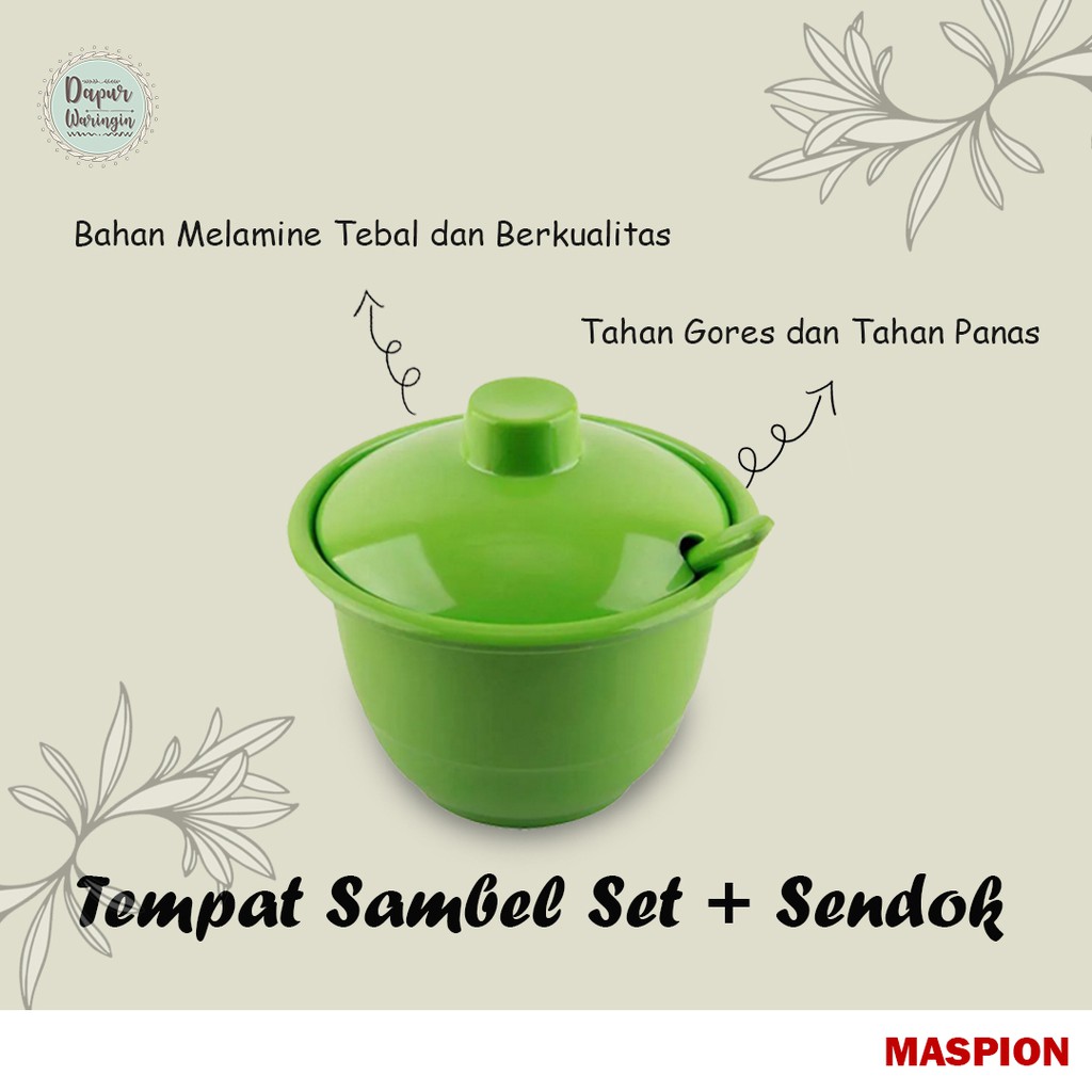 Maspion Tempat Sambel Set + Sendok