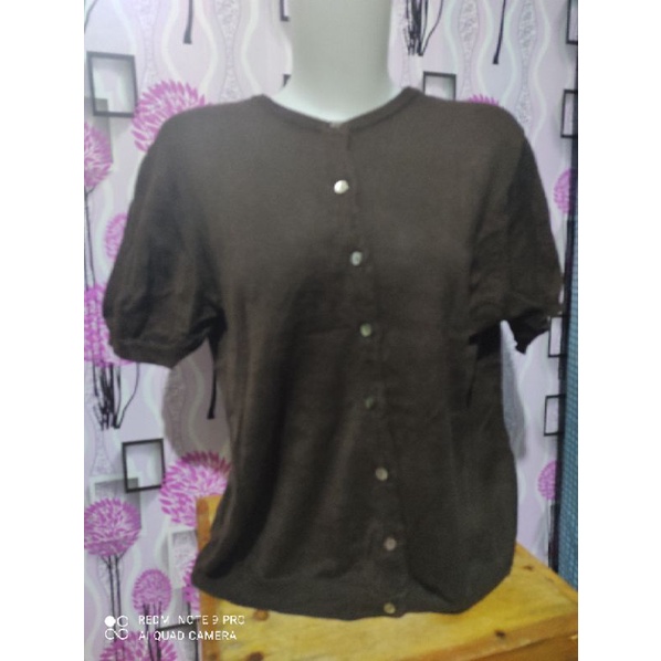 blouse Coklat