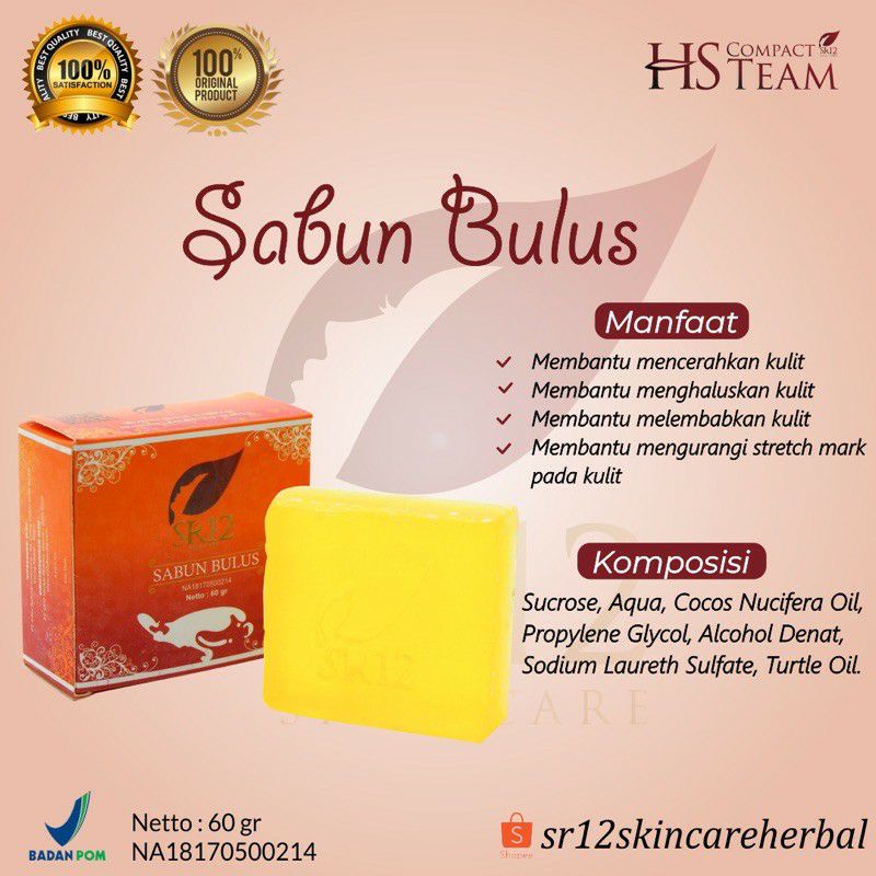Sabun Bulus SR12 60g