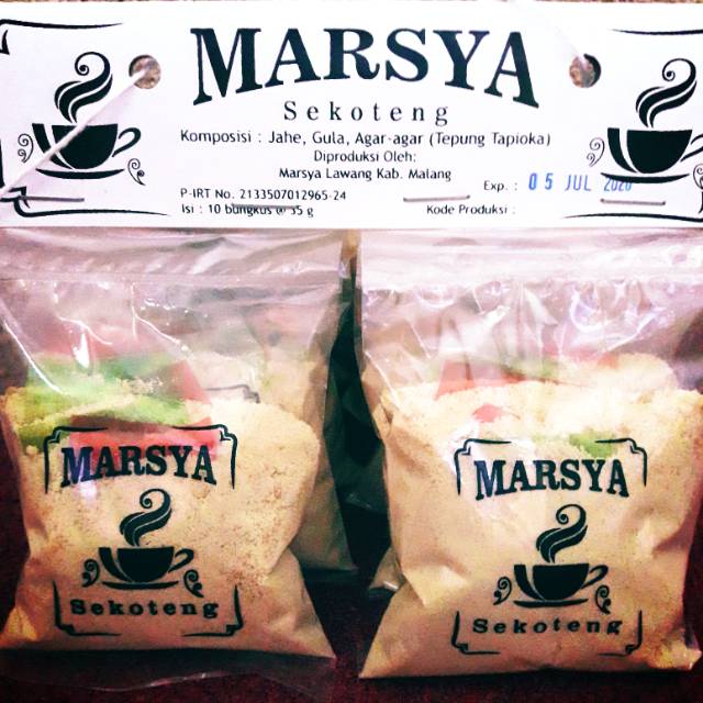 SEKOTENG MARSYA ( 1 pak isi 5pcs )