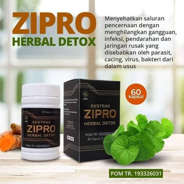 Kapsul Ekstrak ZIPRO Herbal Detox
