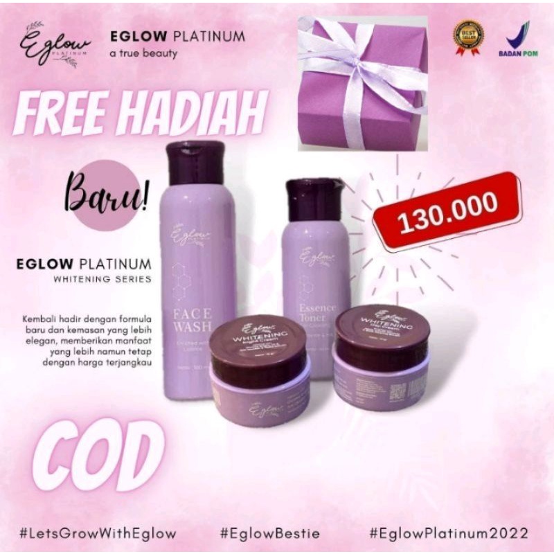 [COD] E GLOW PLATINUM KEMASAN BARU