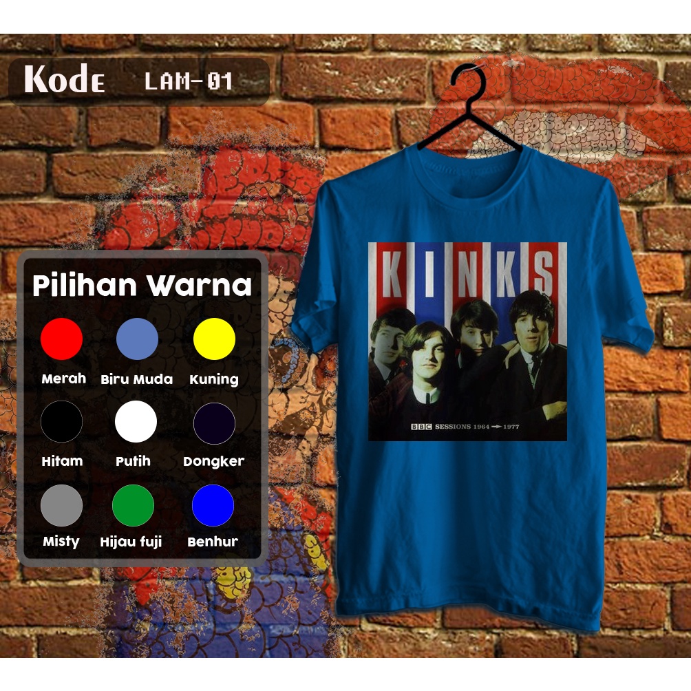 KAOS DISTRO KINKS SUPER PREMUM
