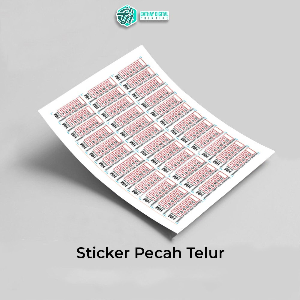 Stiker Pecah Telur A3+