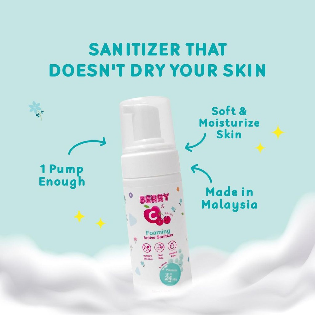 BerryC Active Sanitizer Foaming 120ml