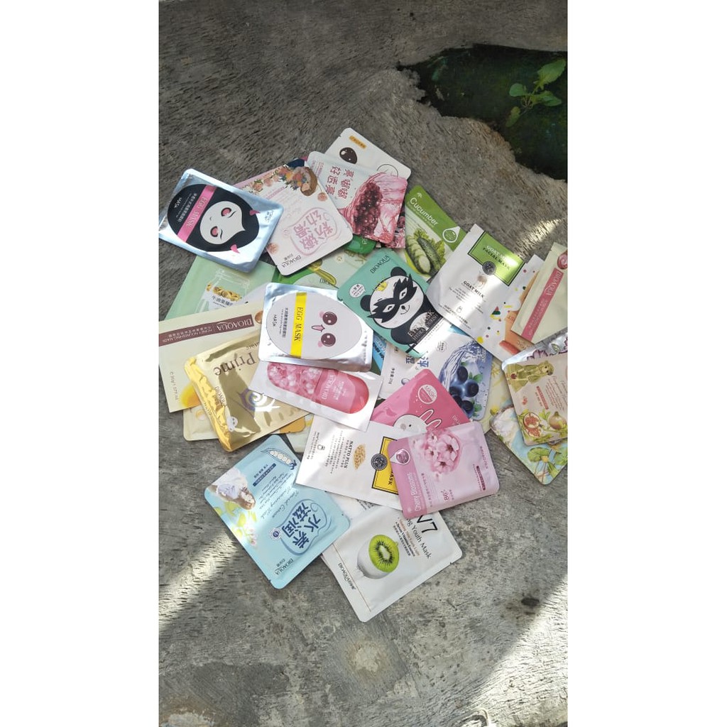 Paket Masker (20pcs - Bebas Varian)