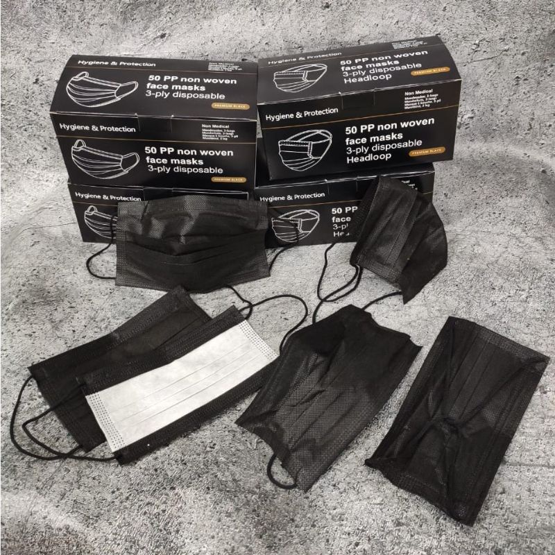 Masker Cantol Hitam