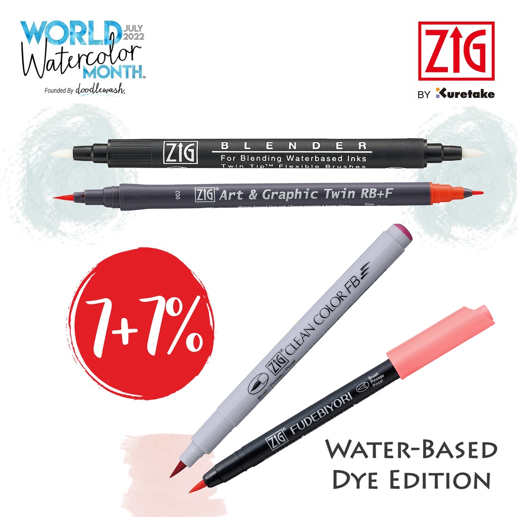 ZIG KURETAKE WATER-BASED SPECIAL SET