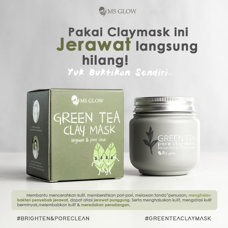 MSGLOW GREEN TEA CLAY MASK