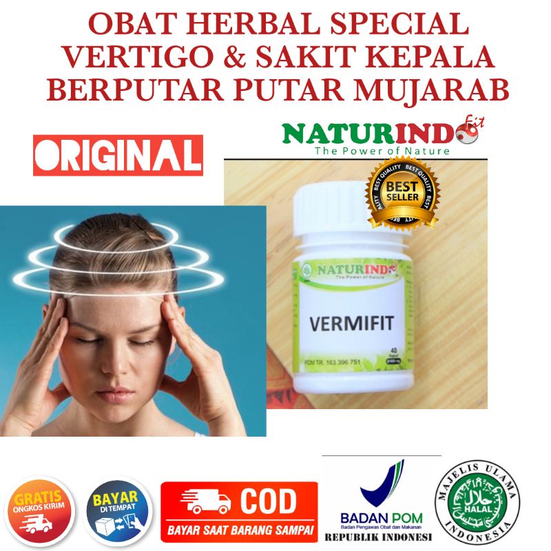 OBAT SAKIT KEPALA VERTIGO KEPALA BERPUTAR PUTAR  PUSING