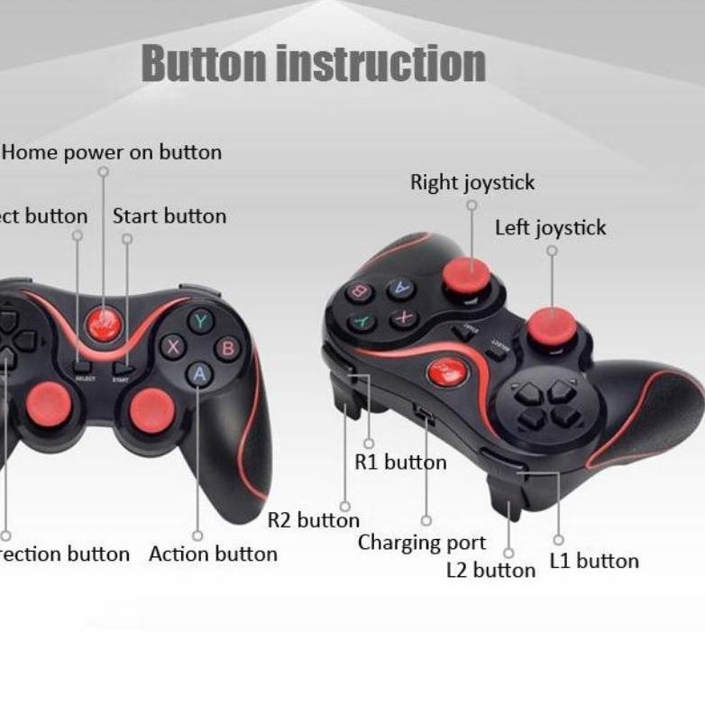 Gamepad X3 Bluetooth Smartphone Holder Wireless Joystick Pc