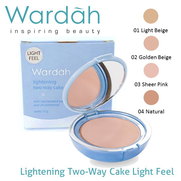 [BISA COD] Wardah Bedak Lightening Two Way Cake Light Feel - TWC