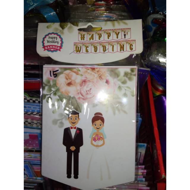 Banner Happy Wedding