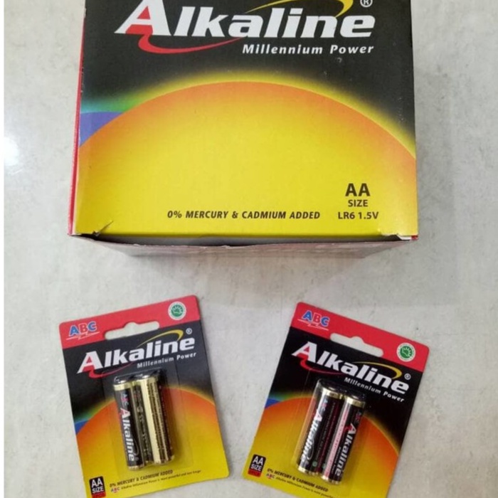 Baterai ABC Alkaline AA isi 2 pcs