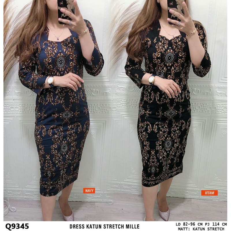 Dres katun Stretch
