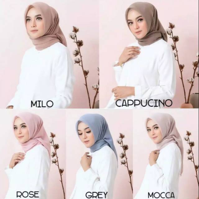Jilbab segiempat voal