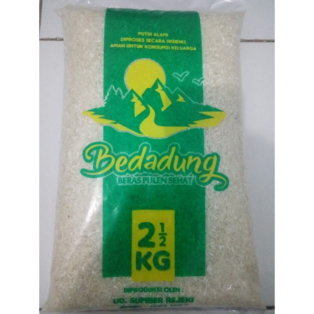 Beras BEDADUNG 2,5 kg jember