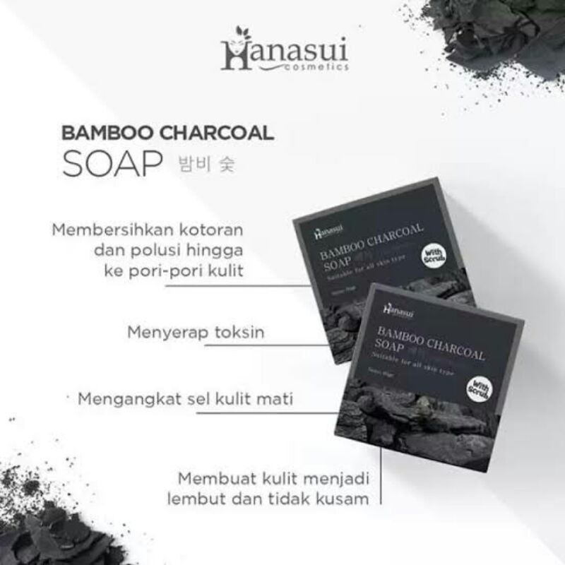(COD) SABUN HANASUI BAMBOO CHARCOAL