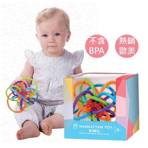 TEETHER RATTLE MANHATTAN TOY WINKEL